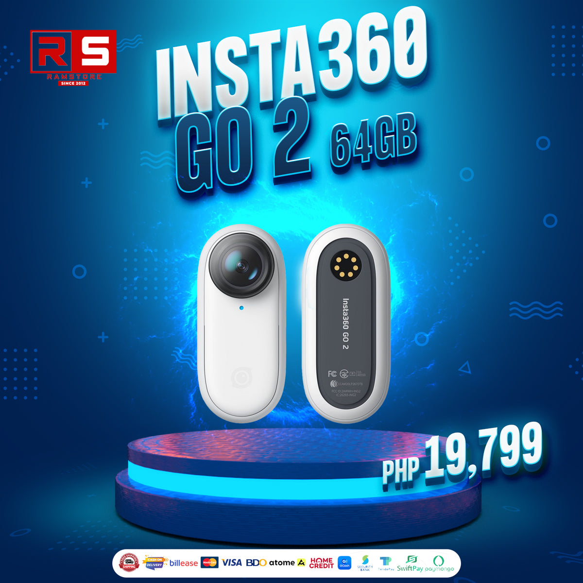 Camera Insta360 Go 2 32GB/64GB ACAM – RAMSTORE