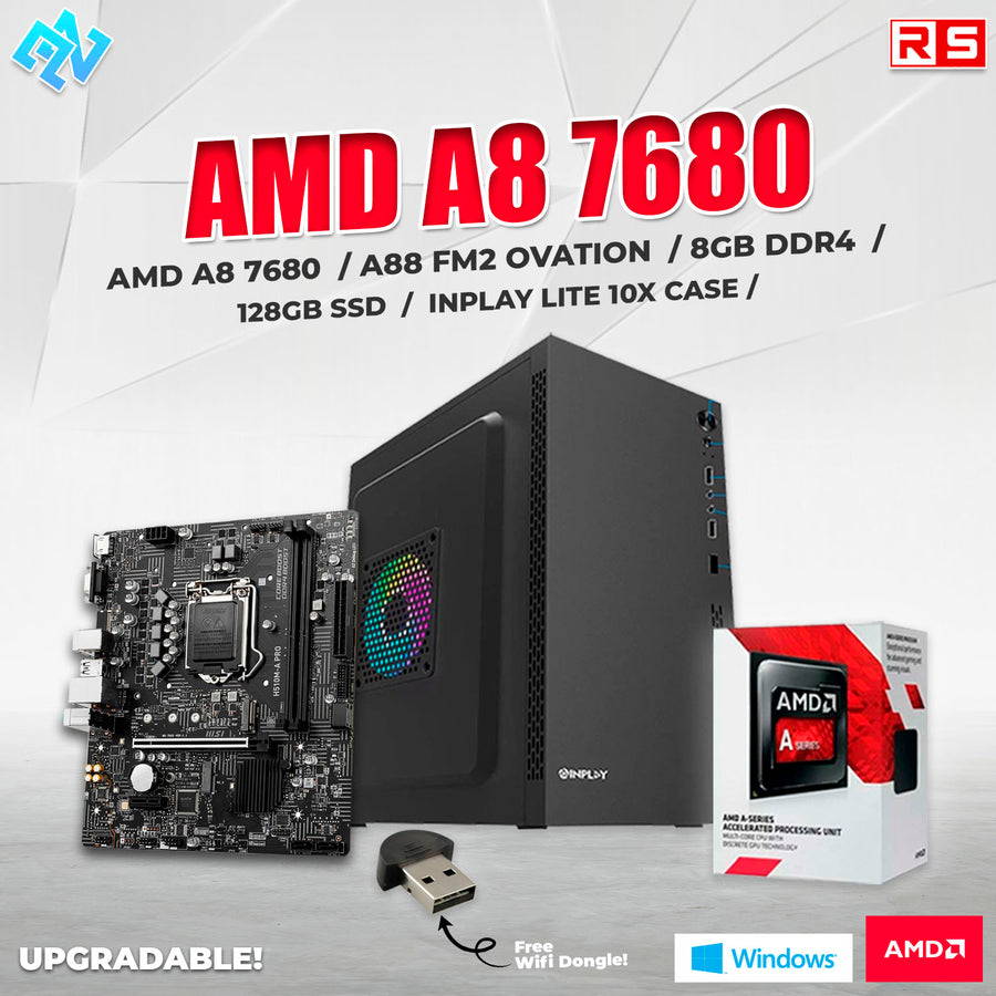 PCZ System Unit Package AMD A8 7680