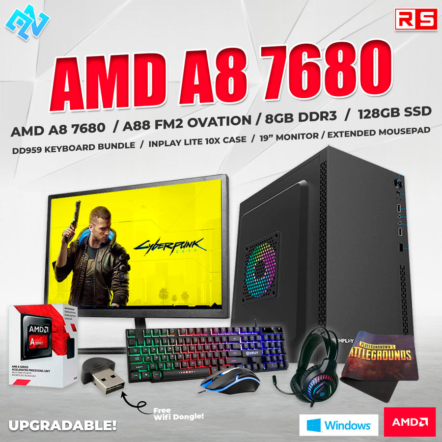 PCZ Complete Desktop Package AMD A8-7680