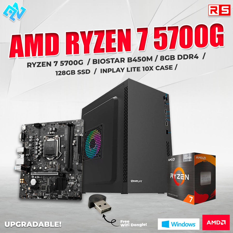 PCZ System Unit Package AMD Ryzen 7 5700G