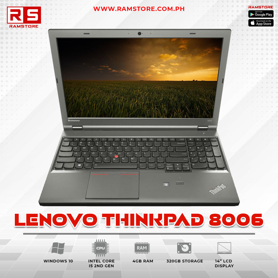 LPR Laptop Lenovo Thinkpad 8006