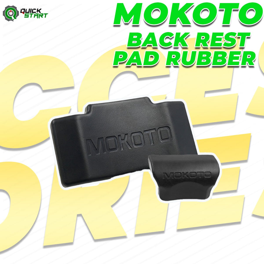 QS Motor Accessories Mokoto Back Rest Pad Rubber 45L
