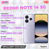 MBC Smartphone XIAOMI Redmi Note 14 5G / 6gb ROM / 128gb RAM