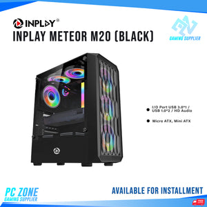 PCZ Case Inplay Meteor M20 (Black-Glass)