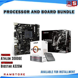 PCZ Proce&MoBo Bundle AMD Athlon 3000GE / Biostar A320M