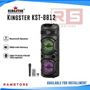 STA Speaker Kingster KST-8812 Portable Wireless w/ Remote & Mic