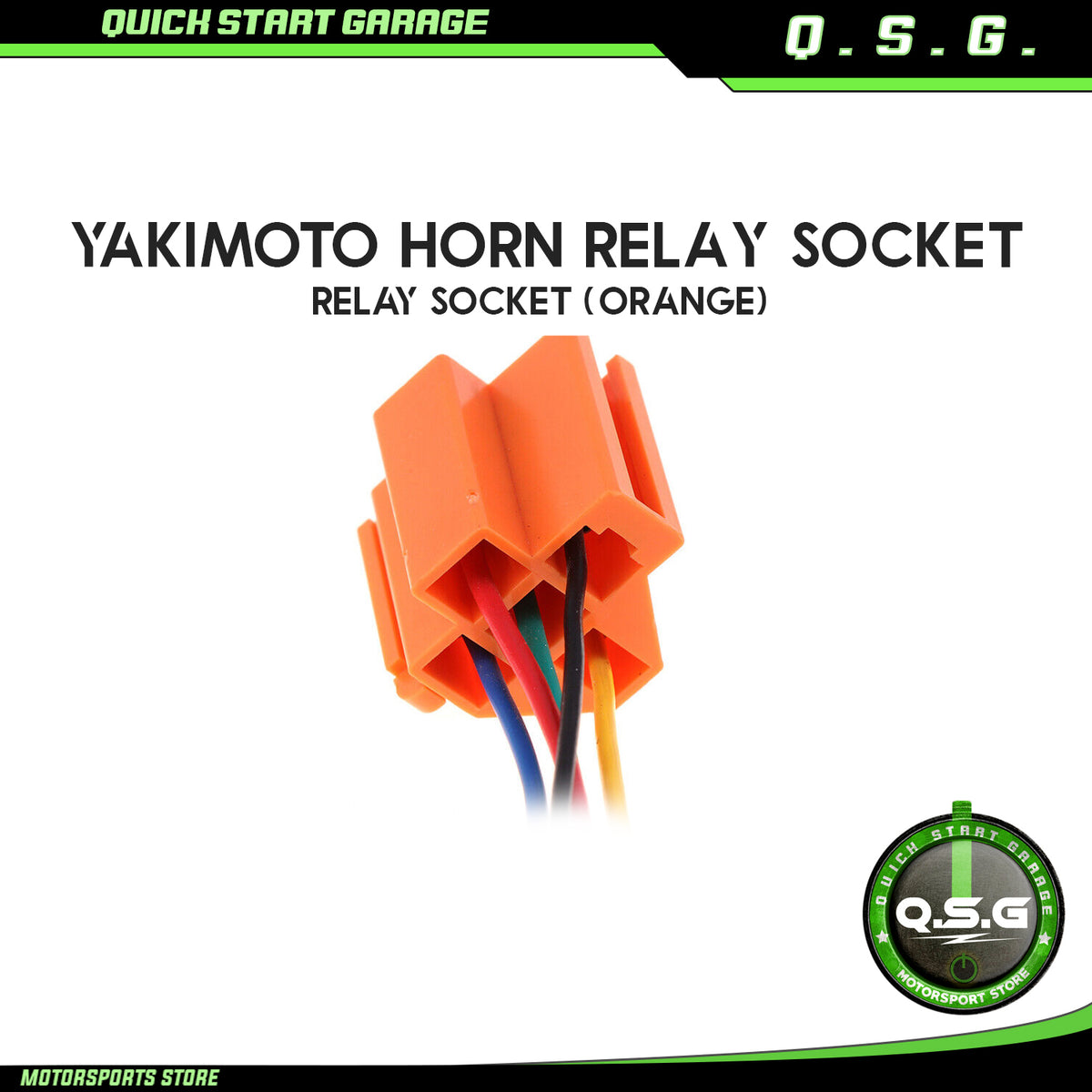 QSG Yakimoto Horn Relay Socket (Orange) RAMSTORE