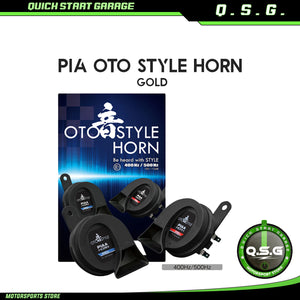 QSG PIAA Oto Style Horn (Gold)
