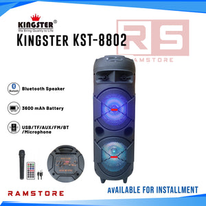 STA Speaker Kingster KST-8802 Portable Wireless w/ Remote & Mic