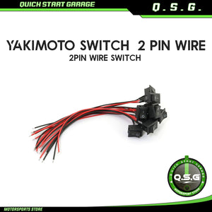 QSG Yakimoto Switch On/Off 2 Pin Wire (Black)