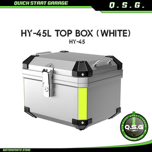 QSG Top Box No Brand HY-45 T/B Plastic 45L (White)