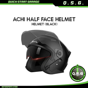 QSG Helmet Anchi Half Face (Black)