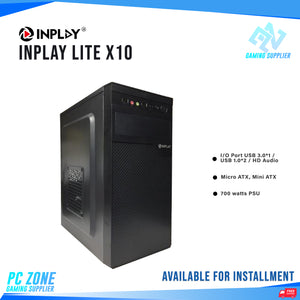 PCZ Case Inplay Lite X10 (Black-Stn)