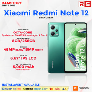 MBC Smartphone Xiaomi Redmi Note 12 / 8gb RAM / 256gb ROM