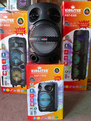 STA Speaker Kingster KST-7829 Portable Wireless w/ Remote & Mic