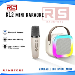 STA Speaker K-12 Mini Bluetooth Karaoke w/ Double Mic