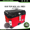 QSG Top Box RXR 45L Plastic (Red)