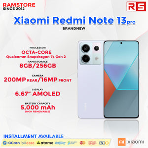 MBC Smartphone Xiaomi Redmi Note 13 Pro / 8gb RAM / 256gb ROM | 12gb RAM / 512gb ROM