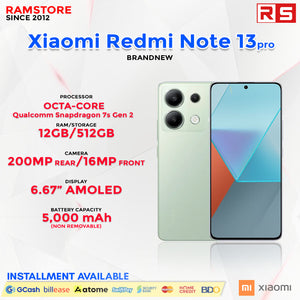 MBC Smartphone Xiaomi Redmi Note 13 Pro / 8gb RAM / 256gb ROM | 12gb RAM / 512gb ROM