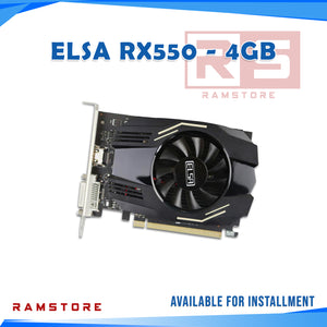 PCZ GPU Elsa RX550 4gb DDR5