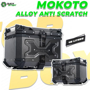 QSG TOP BOX  Anti Scratch 45L Alloy Top Box  Promo