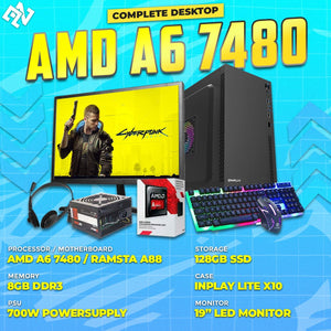 PCZ Complete Desktop Package AMD A6-7480