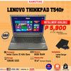 LPR Laptop Lenovo ThinkPad T450P Intel i3-4th Gen / 8gb DDR3 / 128gb SSD / Non-touch Promo