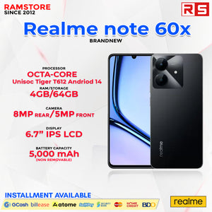 MBC Smartphone Realme Note 60X / 4gb RAM / 64gb ROM