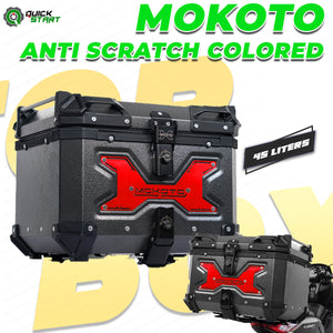 QSG TOP BOX Mokoto Anti-Scratch Alloy 45L Top Box Promo