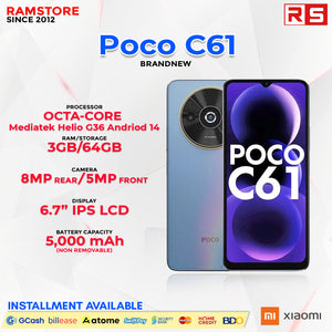 MBC Smartphone Xiaomi Poco C61 / 3gb Ram / 64gb Rom