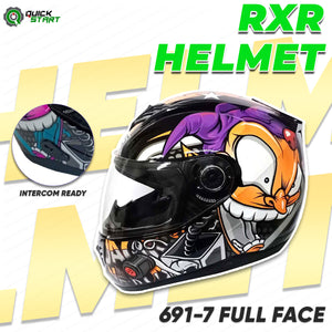 QSG Helmets RXR 691-7 Full Face Helmet Promo