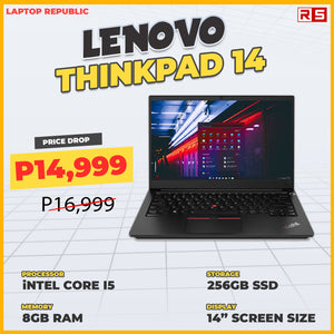 LPR Promo Laptop Lenovo ThinkPad 14