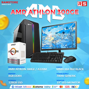 PCZ Complete Desktop Package AMD Athlon 3000G