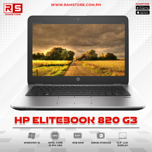 LPR Laptop HP Elitebook 820 G3