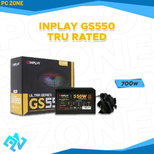 PCZ PSU Inplay GS550 Tru Rated 80+ Bronze RGB