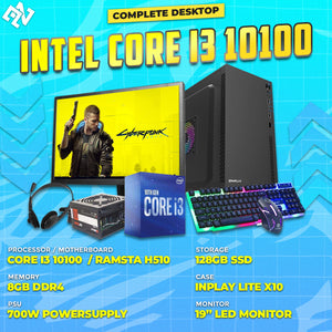 PCZ Complete Desktop Package Intel Core i3-10100