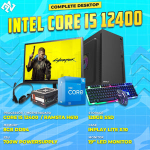 PCZ Complete Desktop Package Intel Core I5-12400