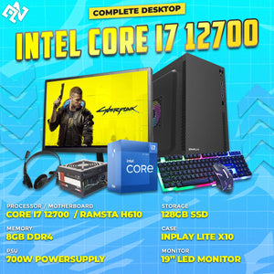 PCZ Complete Desktop Package Intel Core i7-12700