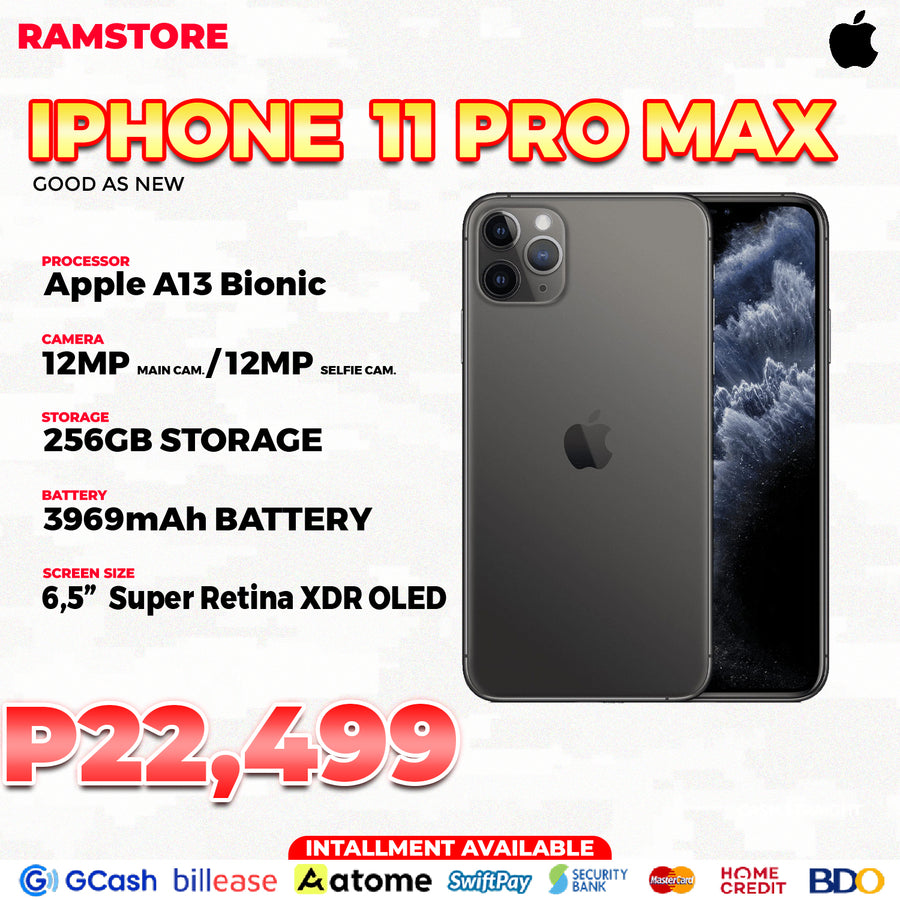 MBC Smartphone Apple iPhone 11 Pro Max / 256gb ROM – RAMSTORE