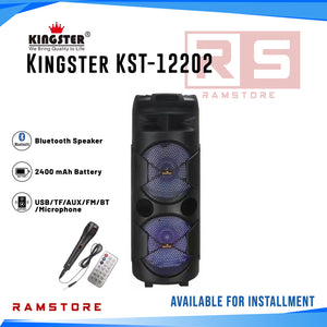 STA Speaker Kingster KST-12202 Portable Wireless w/ Remote & Mic