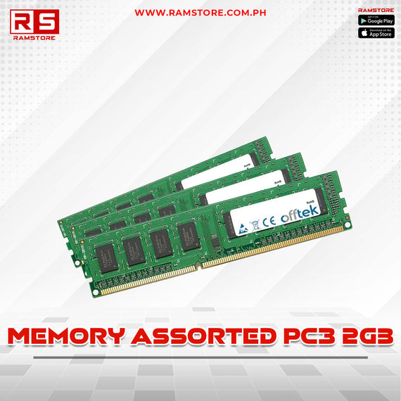 PCZ Memory Assorted PC3 2gb