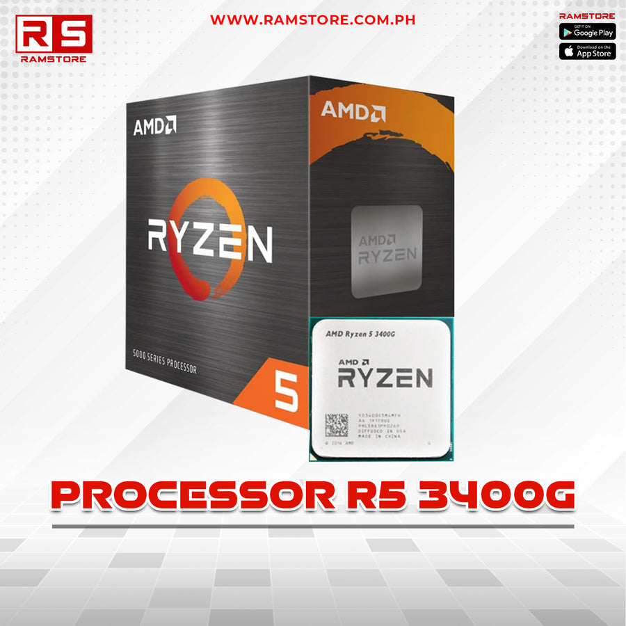 PCZ Processor R5 3400G Tray