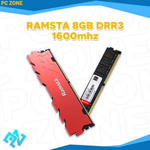 PCZ RAM  Ramsta 8GB DDR3 1600mhz Memory