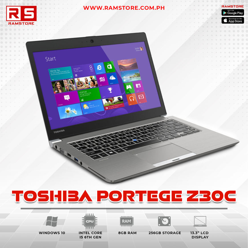 LPR Laptop Toshiba Portege Z30C