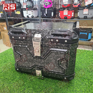QSG TOP BOX Mokoto Carbon ABS Plastic 47L Top Box Promo
