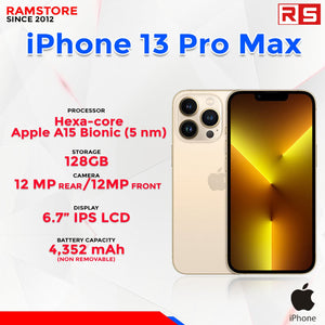 MBC Smartphone Apple iPhone 13 Pro Max / 128gb / 256gb ROM