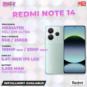 MBC Smartphone XIAOMI REDMI NOTE 14 / 8gb Ram / 256gb ROM