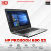 LPR Laptop HP Probook 650 G3