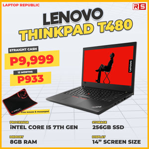 LPR Promo Laptop Lenovo Thinkpad L480 i5-7th Gen