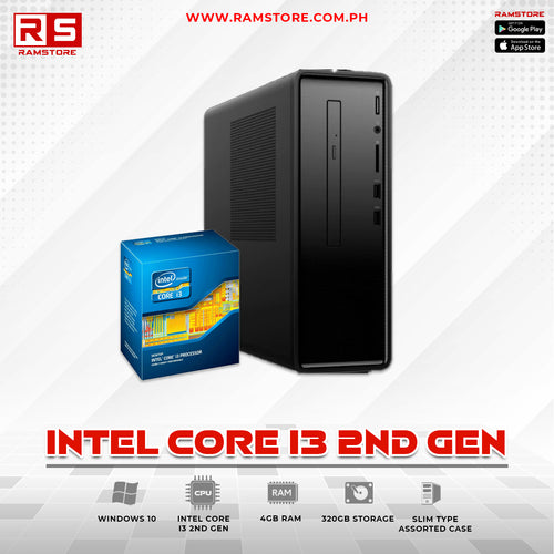PCZ System Unit  i3-2nd 4GB 320GB HDD PO